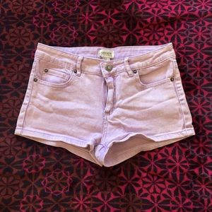 F21 Purple Booty Shorts